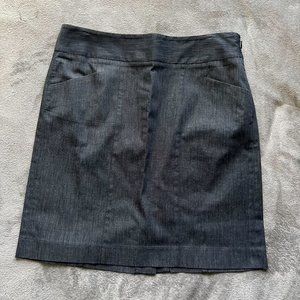 Loft Size 8 Skirt Denim Blue